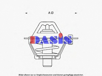 AKS DASIS 751803n -  Термостат, охлаждающая жидкость